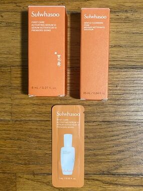 Sulwhasoo 3-Pc Minis & Packet Set NEW